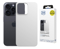 Etui do telefonów 3MK Hardy MagSilicone Silver-White do iPhone 15 Pro 5903108661638